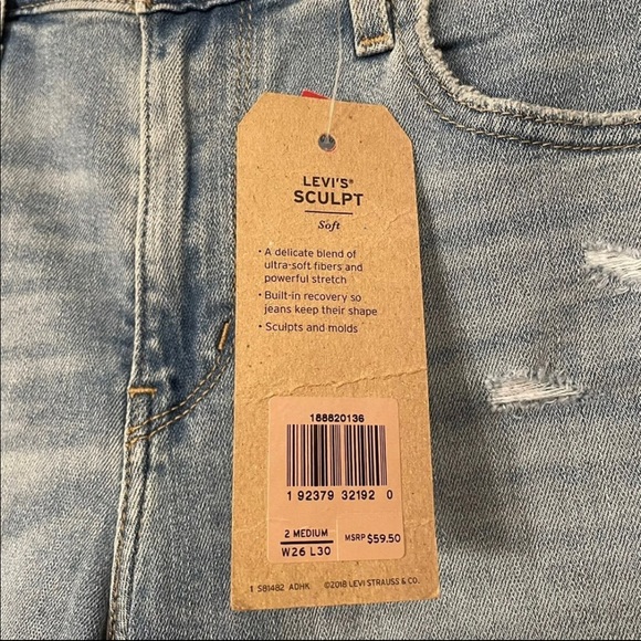 🚫SOLD 🚫Levi’s 721 hyper sculpt high waist - Picture 5 of 7